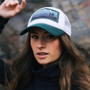 ZYIA Forest Green and White Adventure Cap